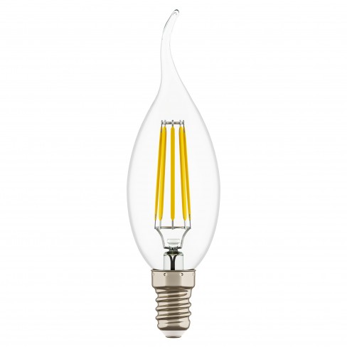 Лампа LED Свеча на ветру E14 6W 220V 2800K Lightstar 933602